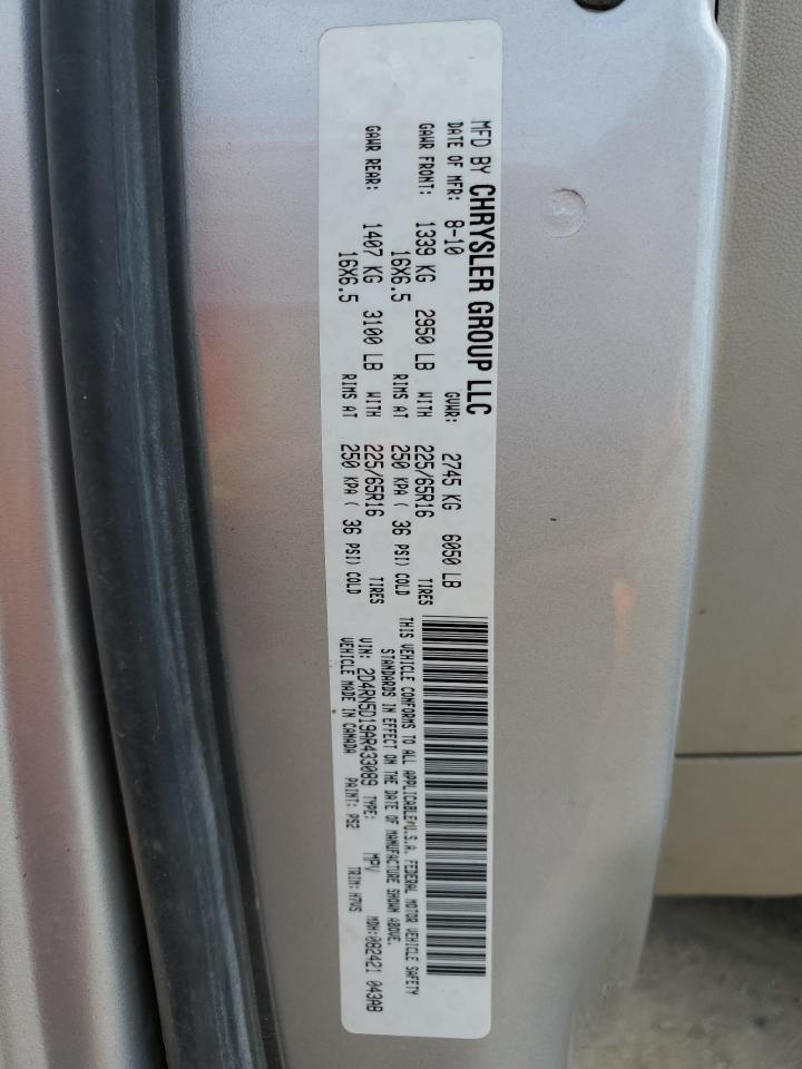 2D4RN5D19AR433089 2010 Dodge Grand Caravan Sxt