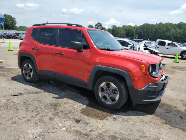  JEEP RENEGADE 2017 Красный