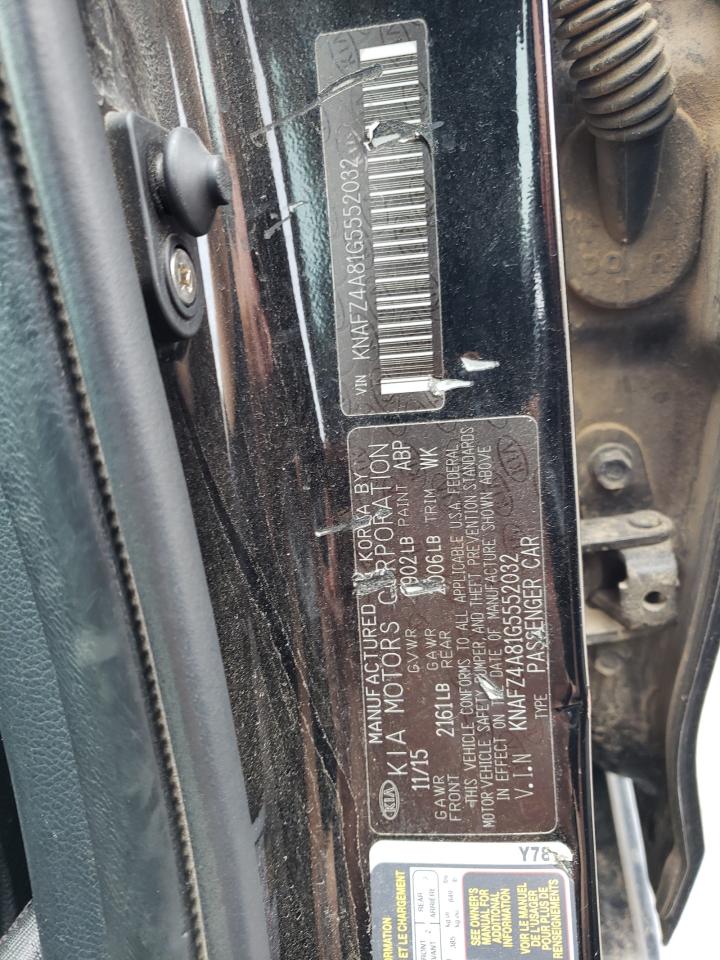 2016 Kia Forte Ex VIN: KNAFZ4A81G5552032 Lot: 59514524