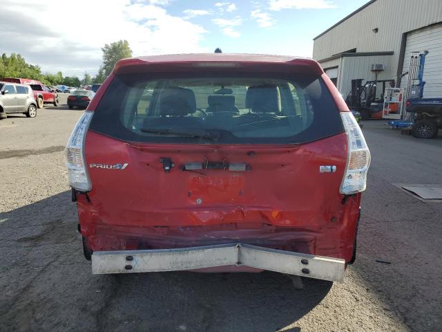  TOYOTA PRIUS 2013 Красный