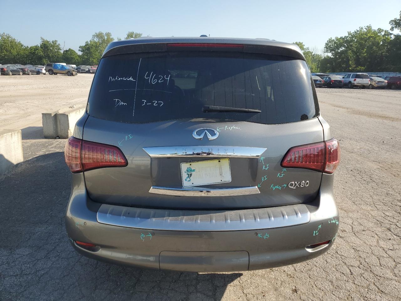 2015 Infiniti Qx80 VIN: JN8AZ2NE3F9081420 Lot: 59970644