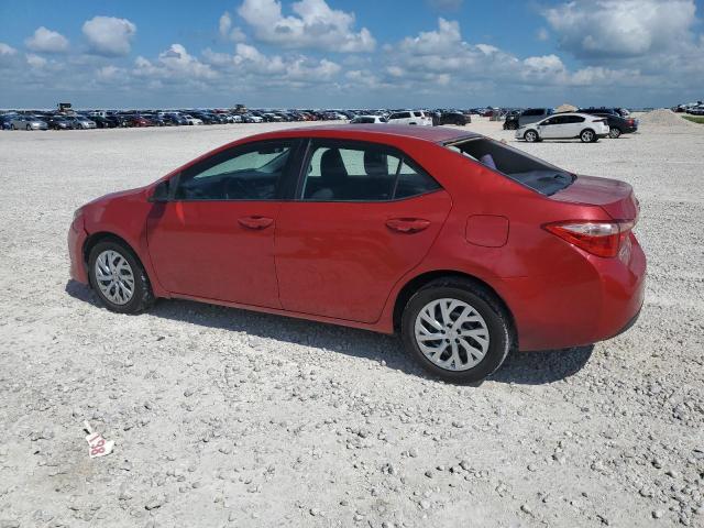  TOYOTA COROLLA 2018 Czerwony