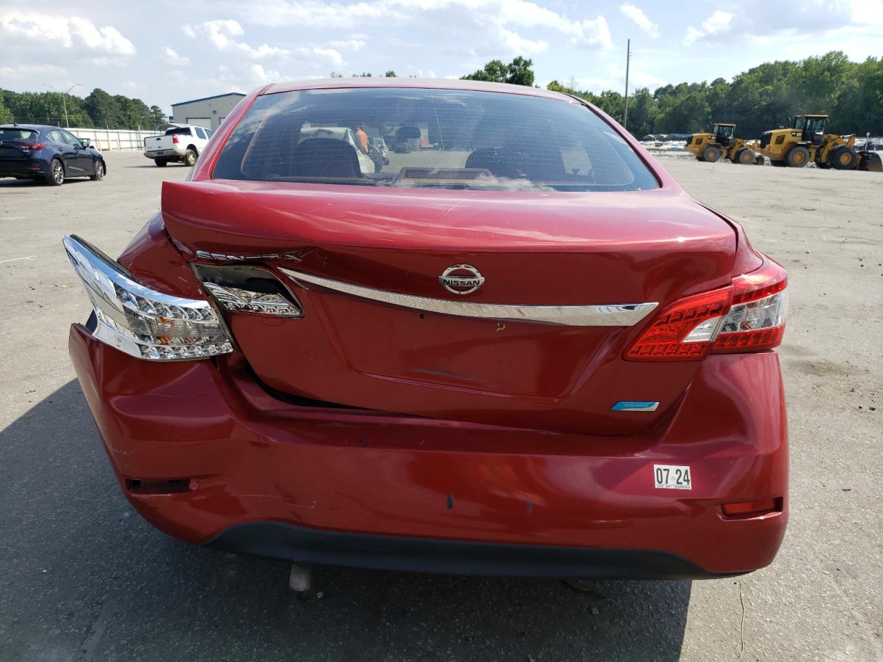 2014 Nissan Sentra S VIN: 3N1AB7AP3EL621975 Lot: 58744864