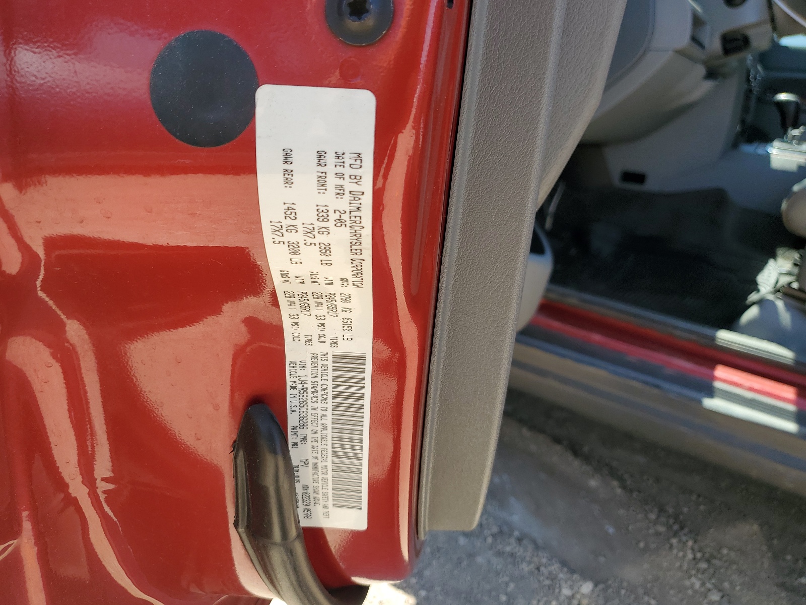 1J4HR58265C636286 2005 Jeep Grand Cherokee Limited