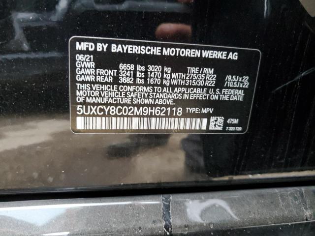 2021 BMW X6 5UXCY8C02M9H62118  56647434