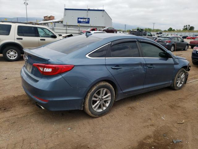 Sedans HYUNDAI SONATA 2016 Granatowy