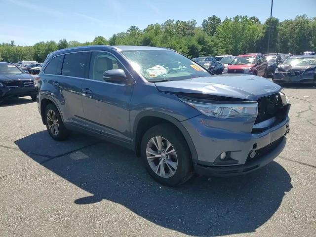 2015 Toyota Highlander Xle VIN: 5TDJKRFH9FS172646 Lot: 61193664