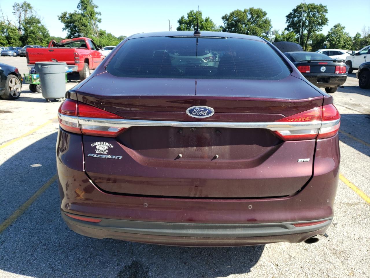 2017 Ford Fusion Se VIN: 3FA6P0H76HR156455 Lot: 57919884