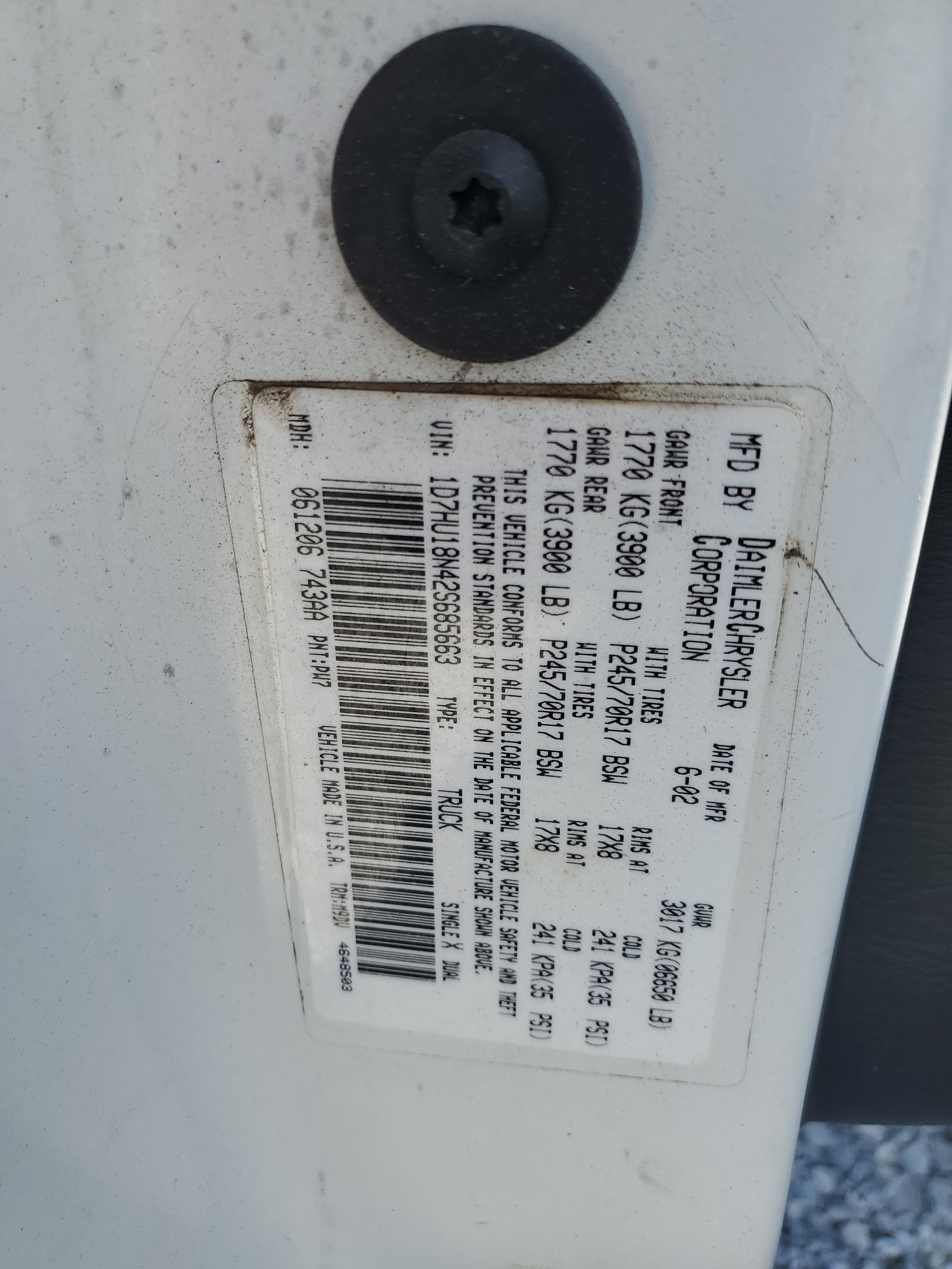 1D7HU18N42S685663 2002 Dodge Ram 1500