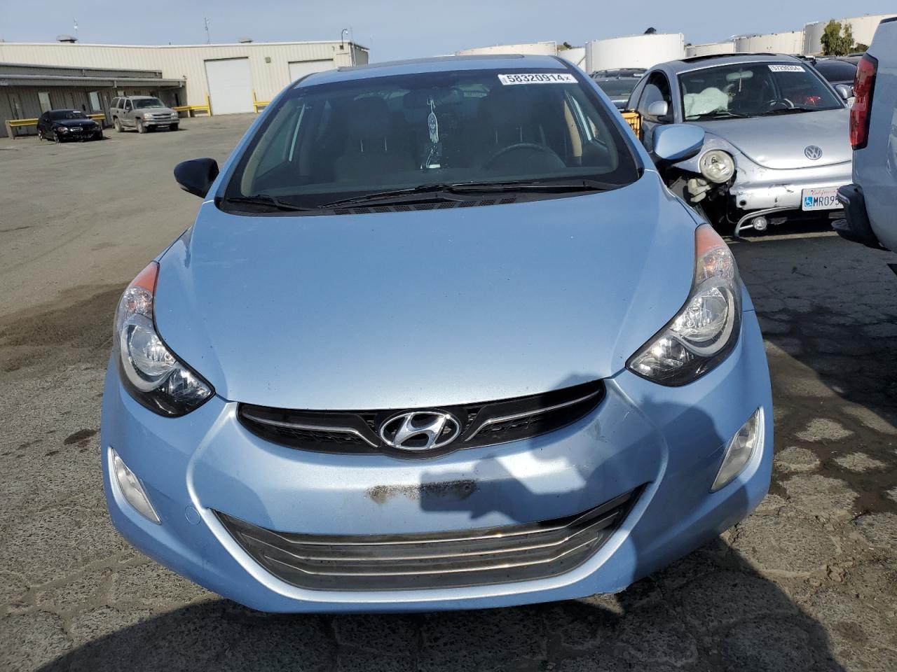 2012 Hyundai Elantra Gls VIN: KMHDH4AE3CU245816 Lot: 58320914