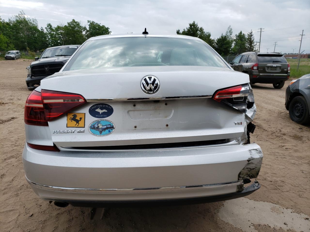 2017 Volkswagen Passat Se VIN: 1VWBT7A30HC024100 Lot: 57415684