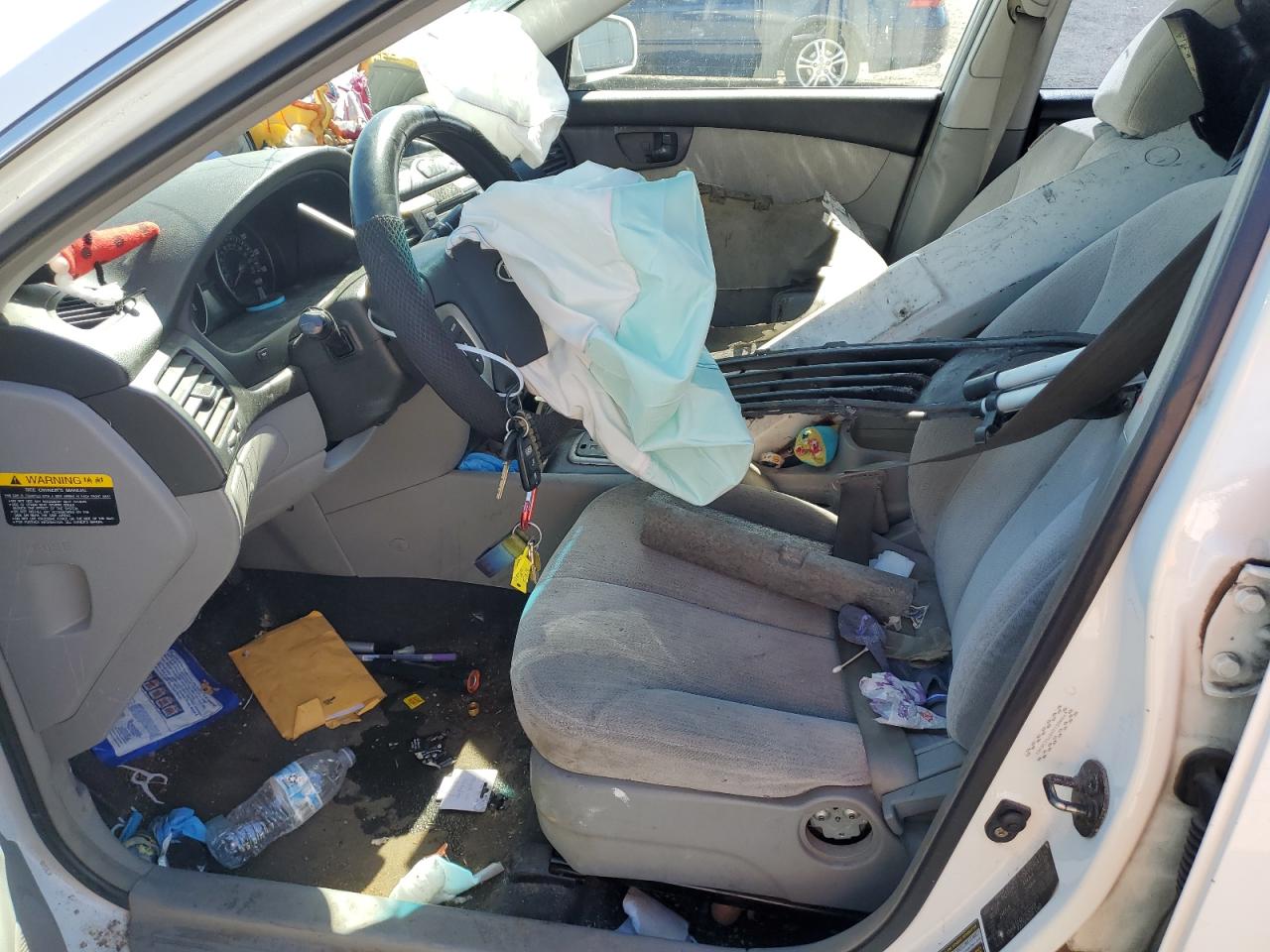 2007 Kia Optima Lx VIN: KNAGE124875130303 Lot: 59869634