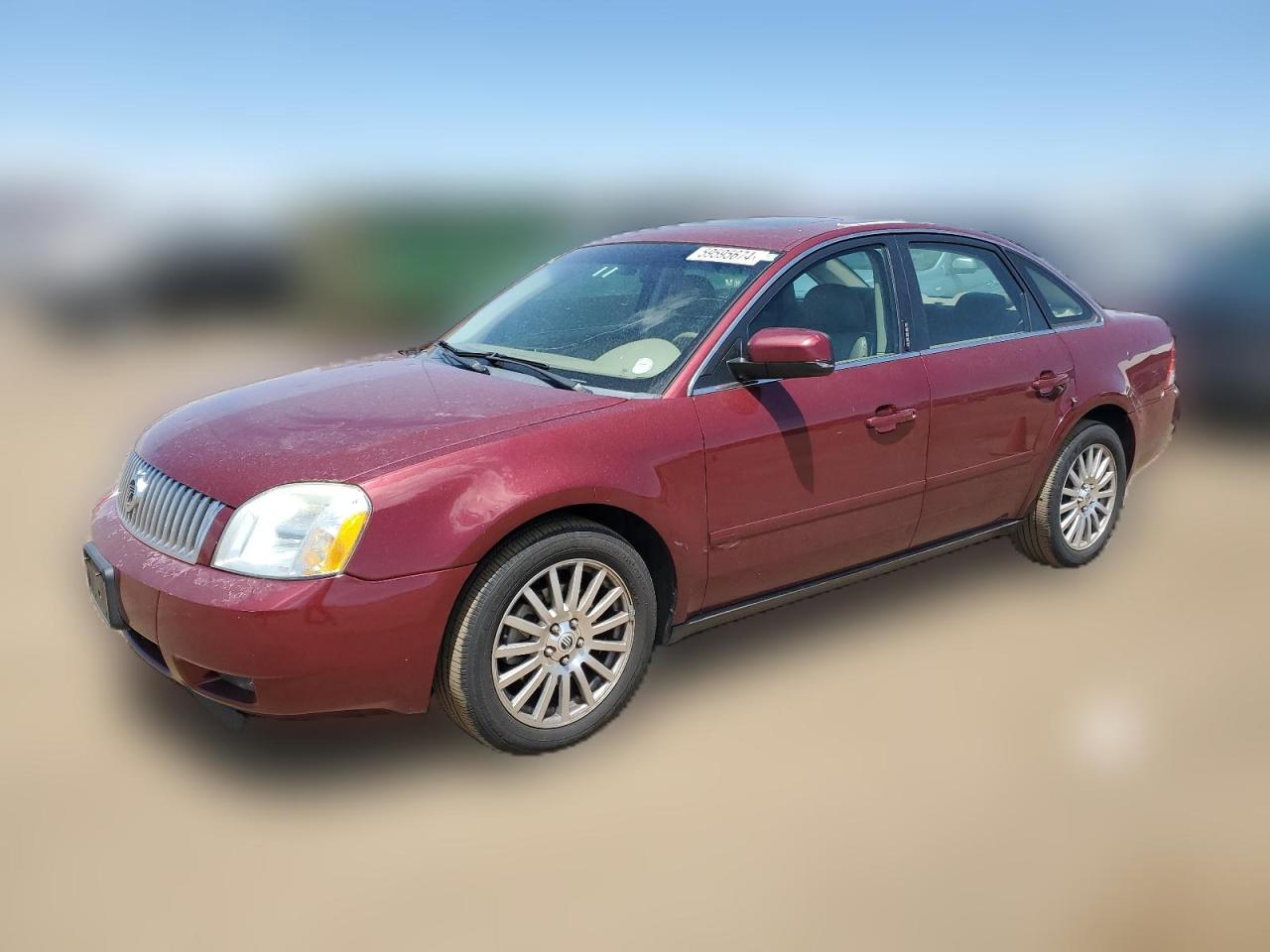 2005 Mercury Montego Premier VIN: 1MEFM421X5G618662 Lot: 59595674