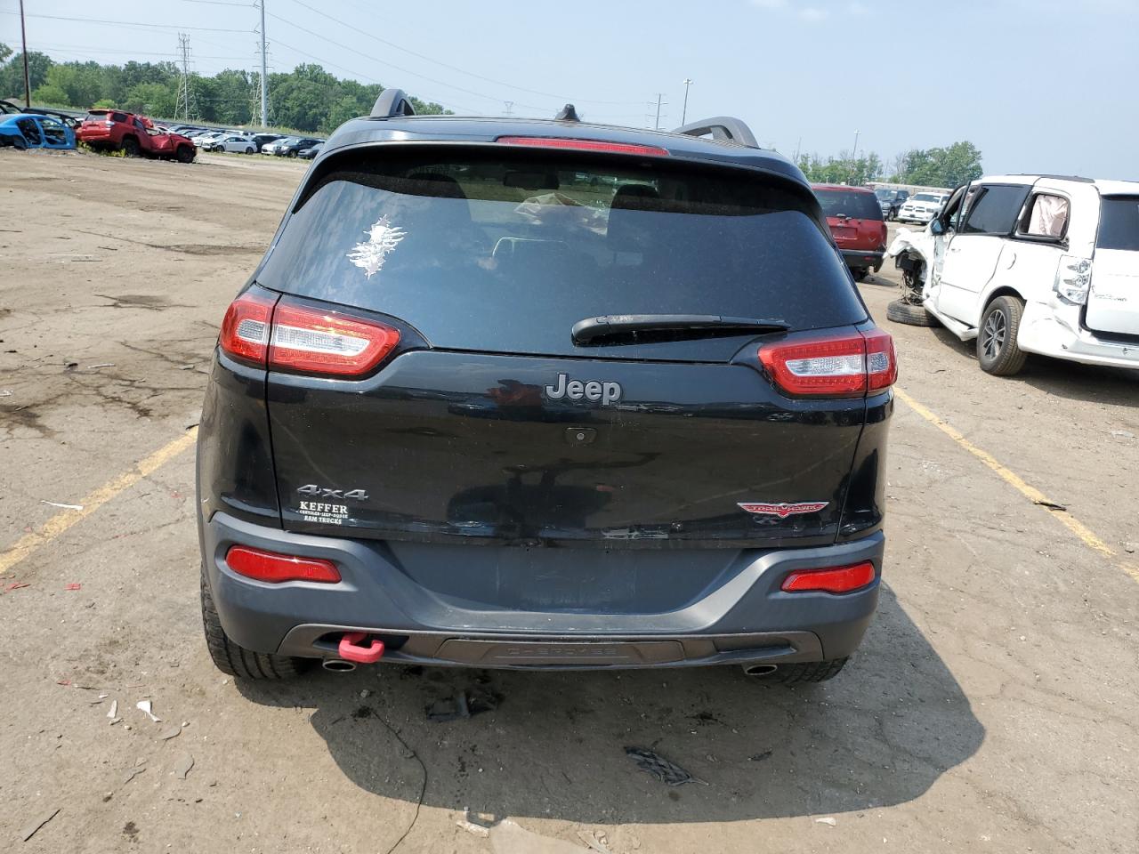 2015 Jeep Cherokee Trailhawk VIN: 1C4PJMBSXFW780287 Lot: 59678234