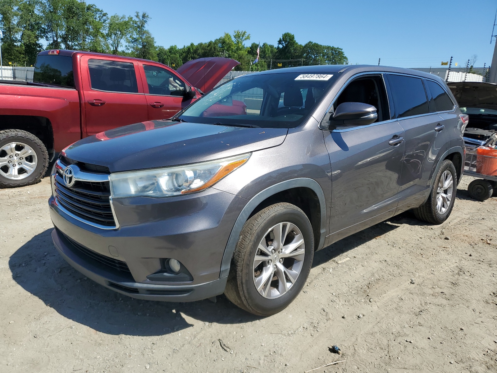 2015 Toyota Highlander Le vin: 5TDZKRFH5FS107294