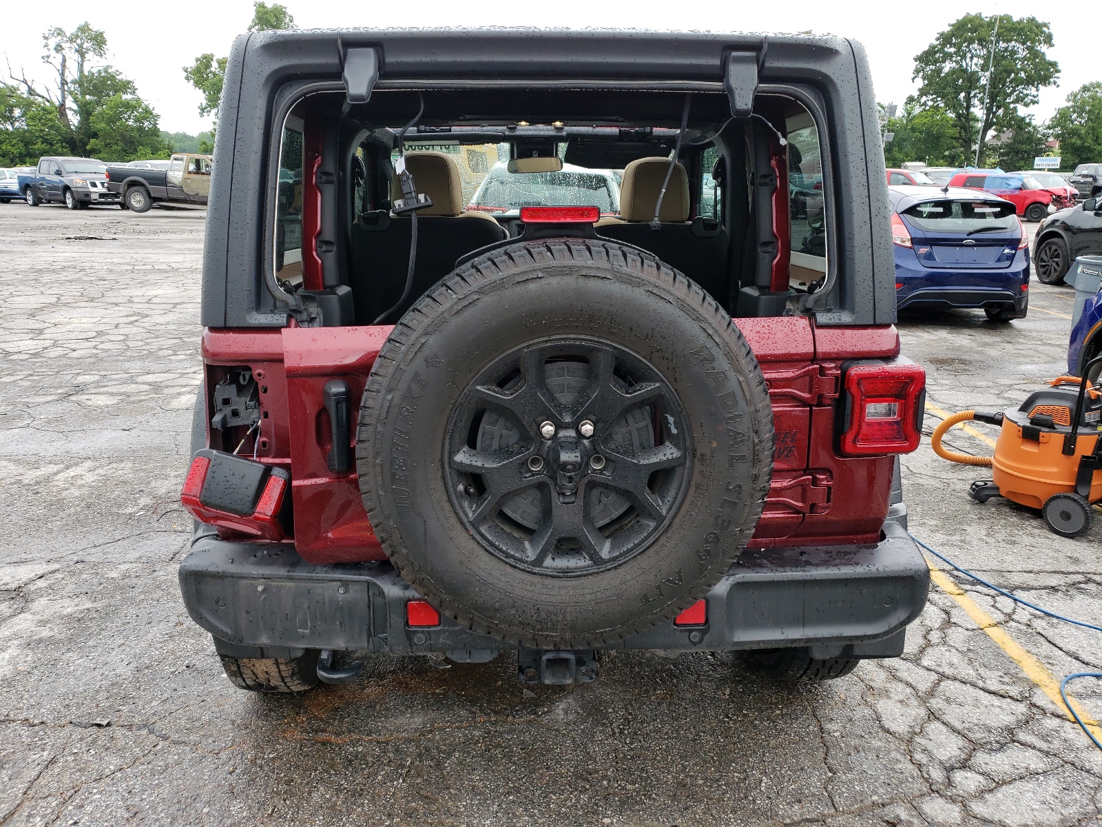 1C4GJXAN7MW684577 2021 Jeep Wrangler Sport