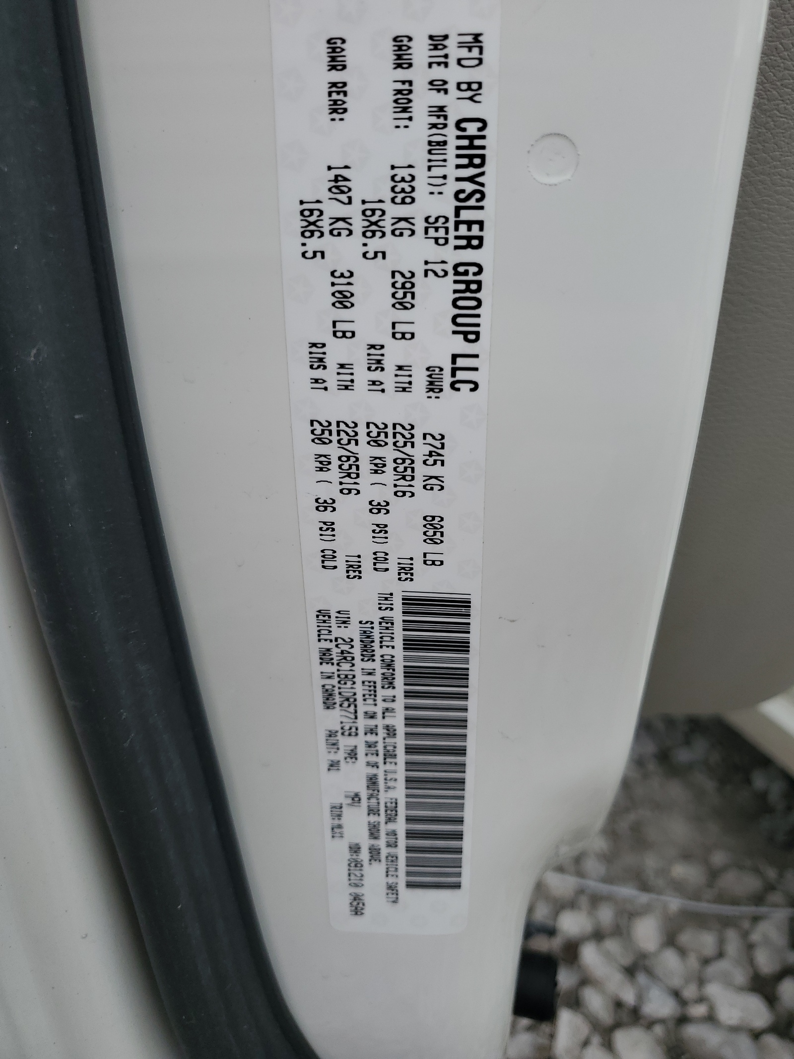 2C4RC1BG1DR577159 2013 Chrysler Town & Country Touring