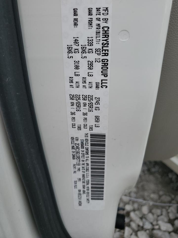 2013 Chrysler Town & Country Touring VIN: 2C4RC1BG1DR577159 Lot: 58458124