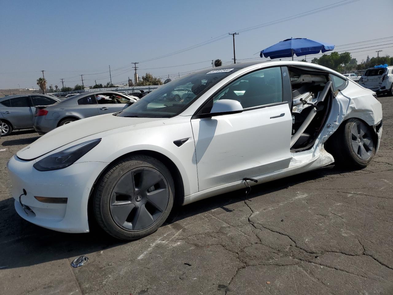 5YJ3E1EA6MF095712 2021 TESLA MODEL 3 - Image 1