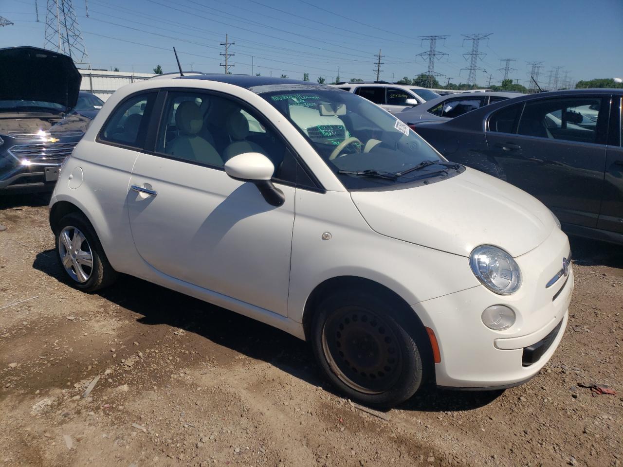 2012 Fiat 500 Pop VIN: 3C3CFFAR9CT223547 Lot: 58775094