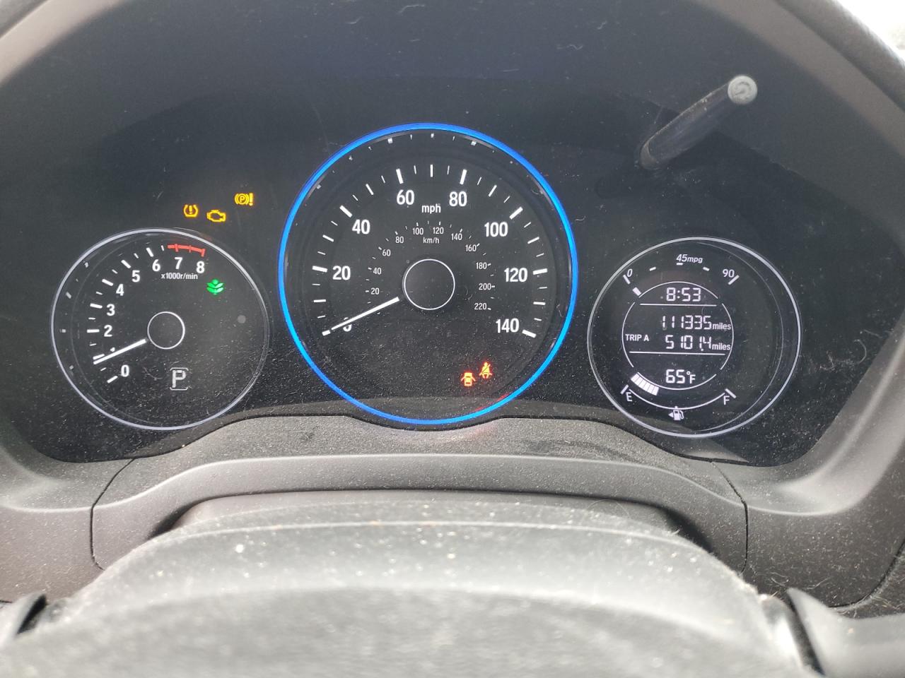 3CZRU5H37KM706738 2019 Honda Hr-V Lx