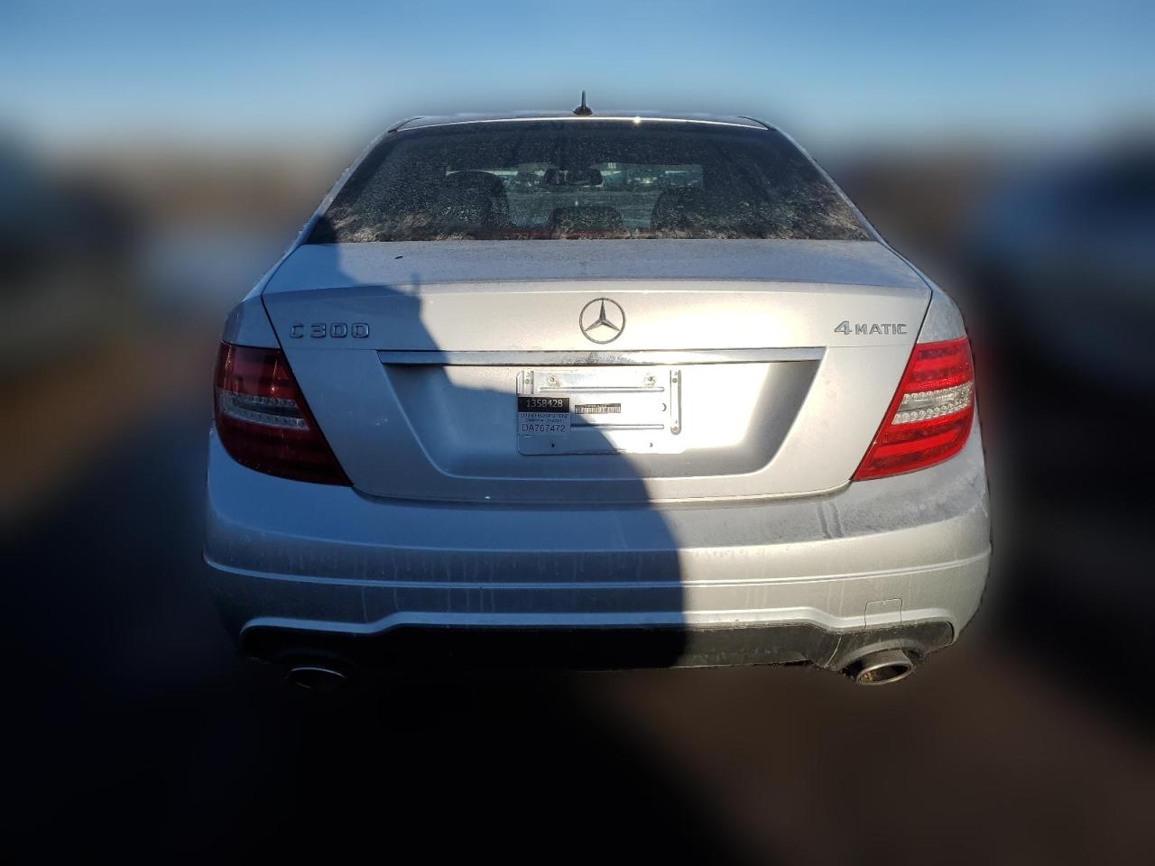 2013 Mercedes-Benz C 300 4Matic VIN: WDDGF8AB3DA767472 Lot: 43946784
