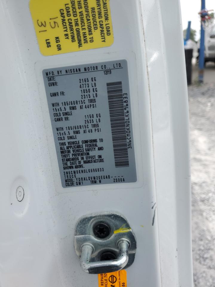 2020 Nissan Nv200 2.5S VIN: 3N6CM0KN0LK696833 Lot: 59320954