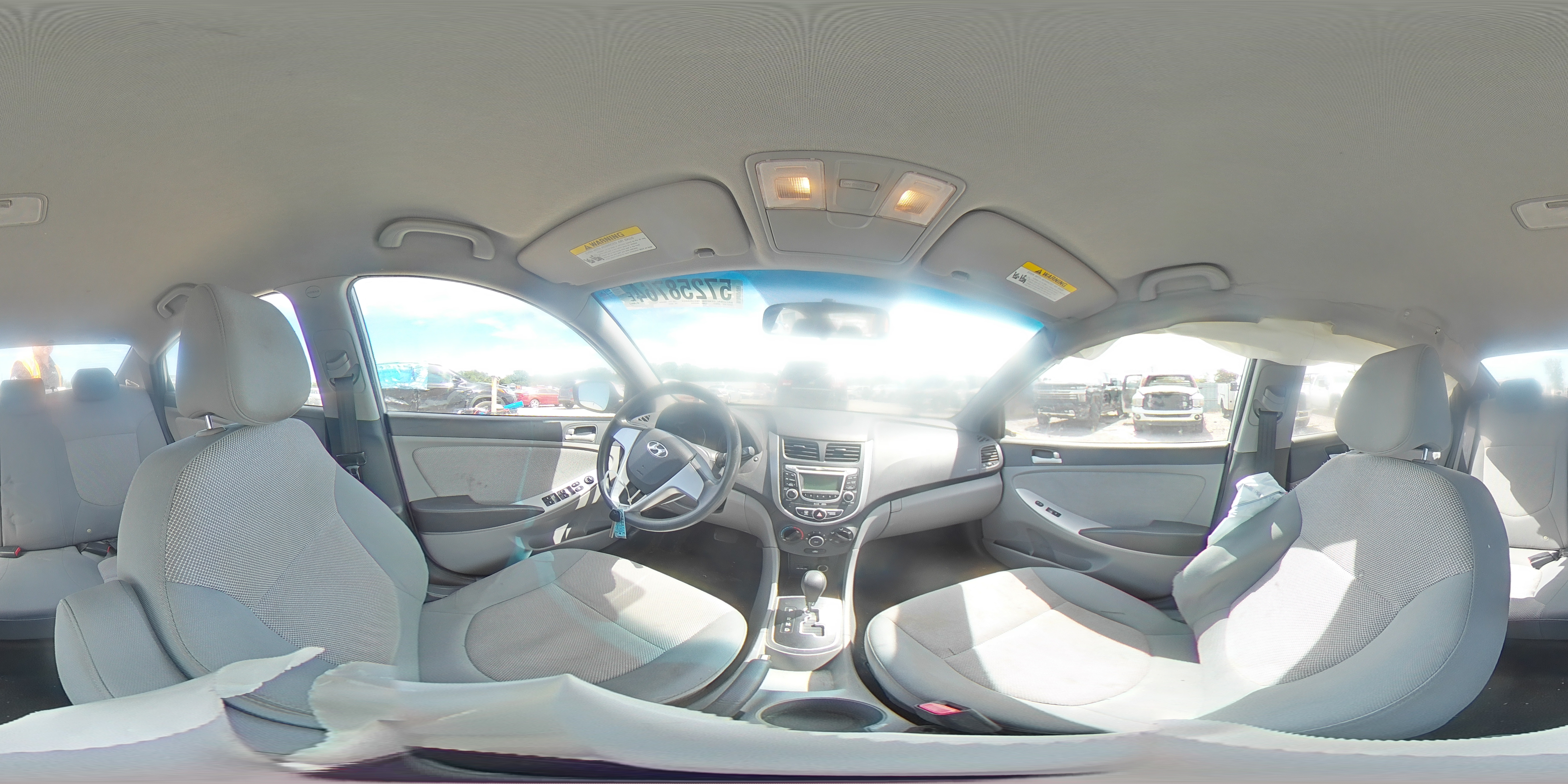 2013 Hyundai Accent Gls VIN: KMHCT4AE2DU386596 Lot: 57258764