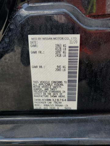 2021 NISSAN ALTIMA SR 1N4BL4CV8MN328764  60015564