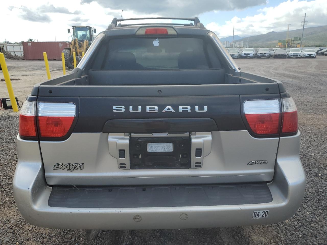 2003 Subaru Baja VIN: 4S4BT61C336100926 Lot: 61533534