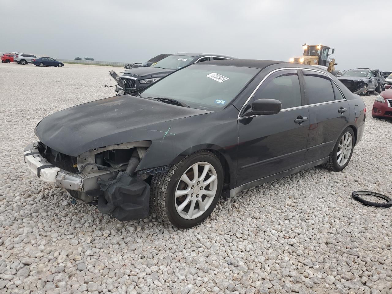 2003 Honda Accord Lx black null gas 1HGCM55313A073797 photo #1