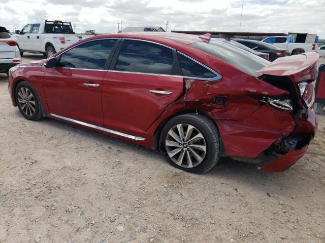  HYUNDAI SONATA 2017 Red