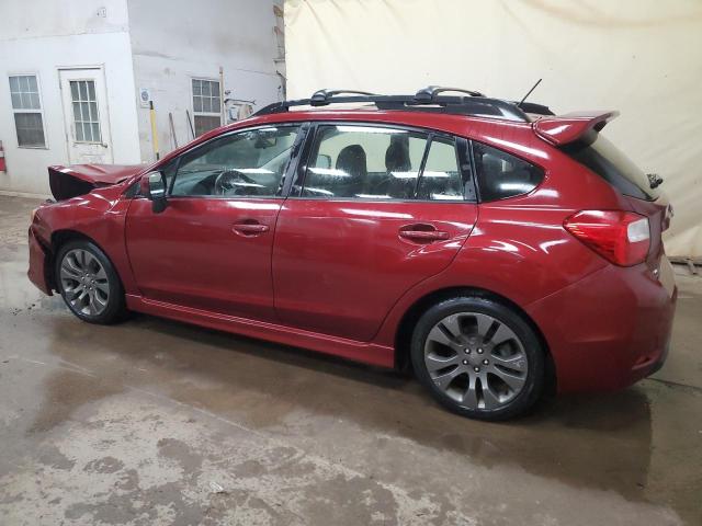  SUBARU IMPREZA 2012 Червоний