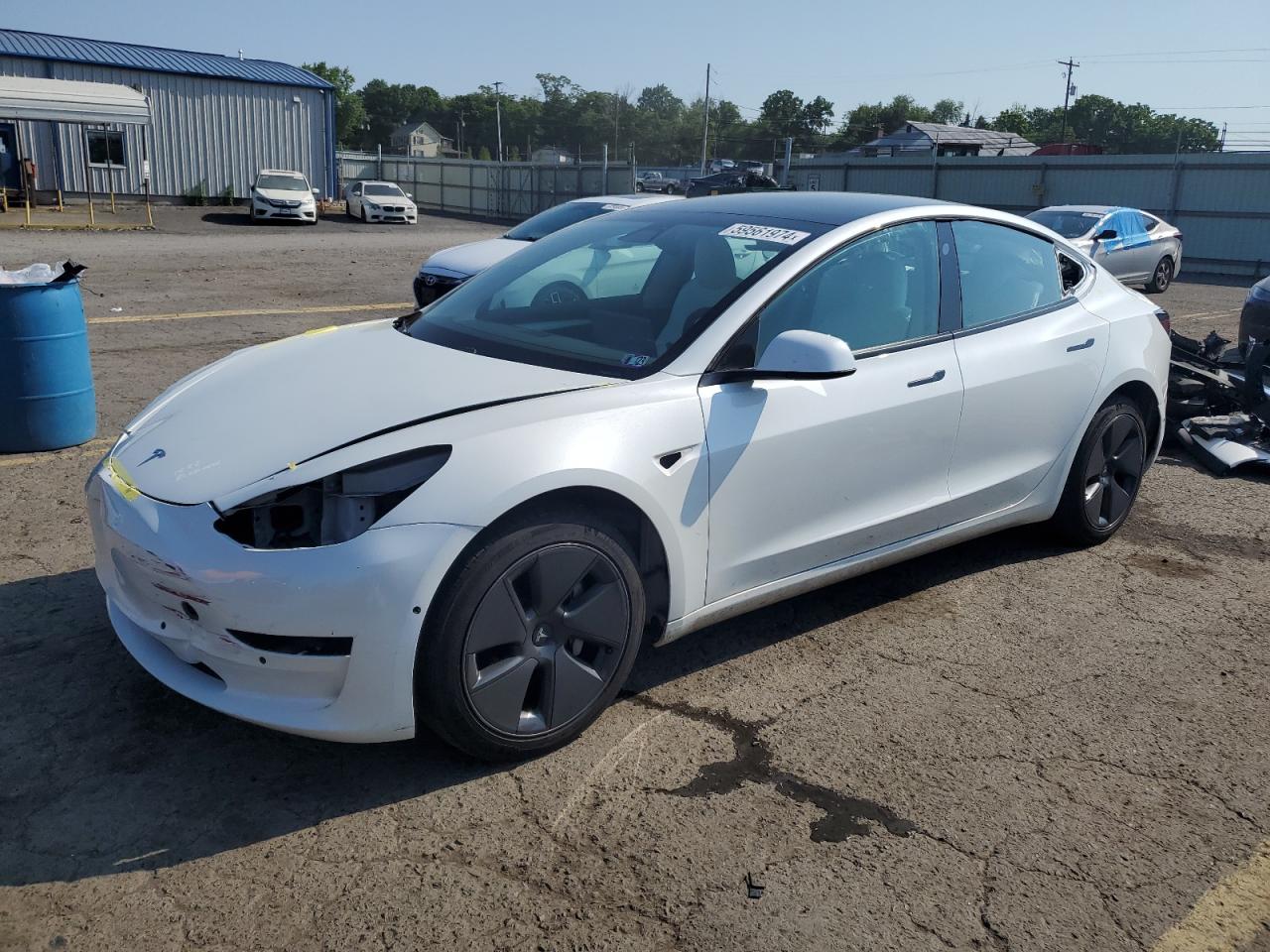 5YJ3E1EB0MF059684 2021 TESLA MODEL 3 - Image 1