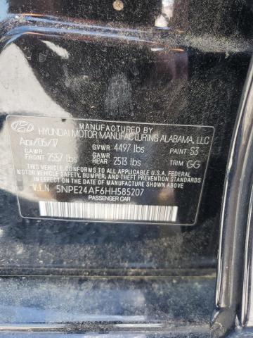 5NPE24AF6HH585207 | 2017 Hyundai sonata se