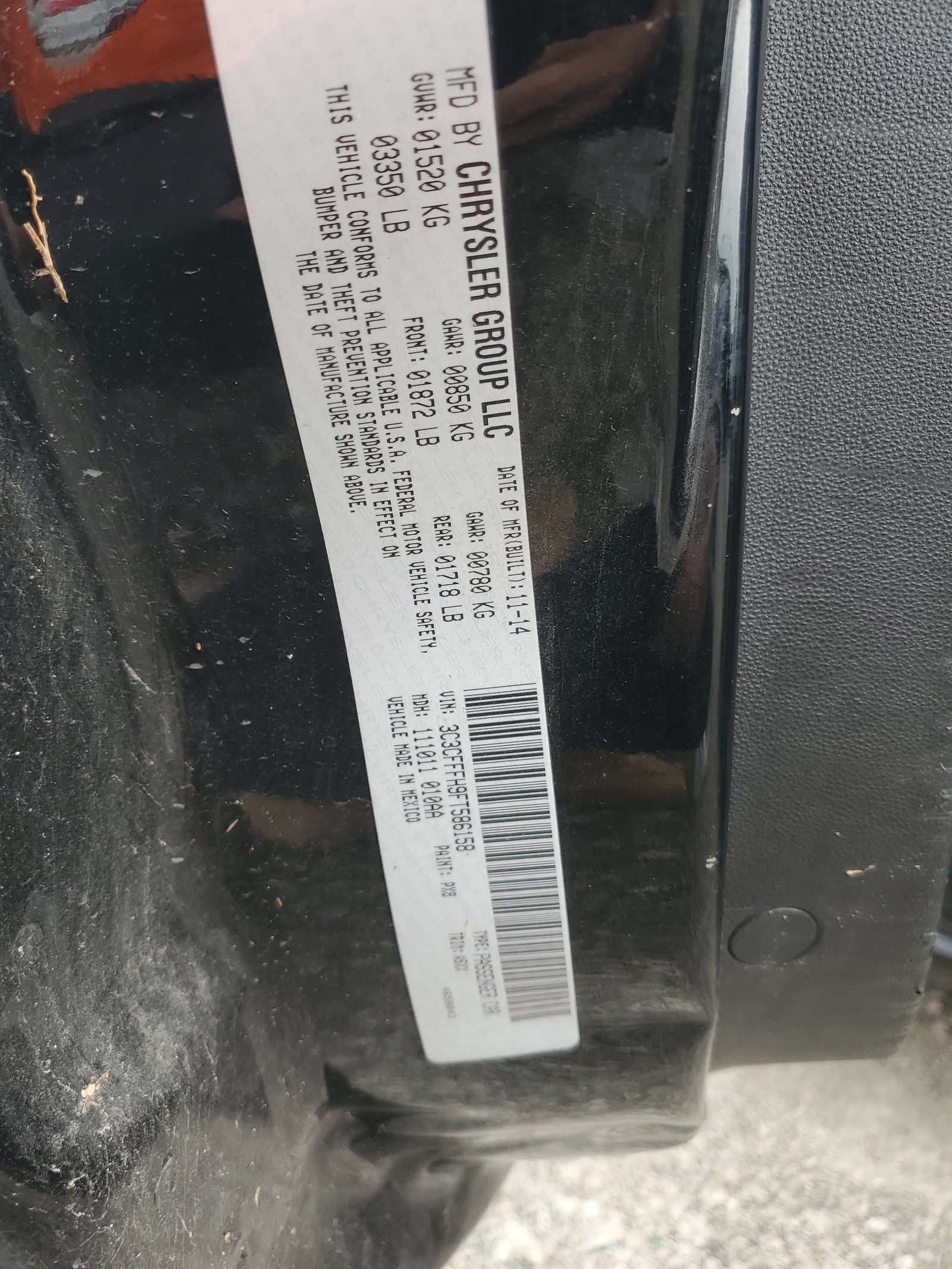 3C3CFFFH9FT586158 2015 Fiat 500 Abarth