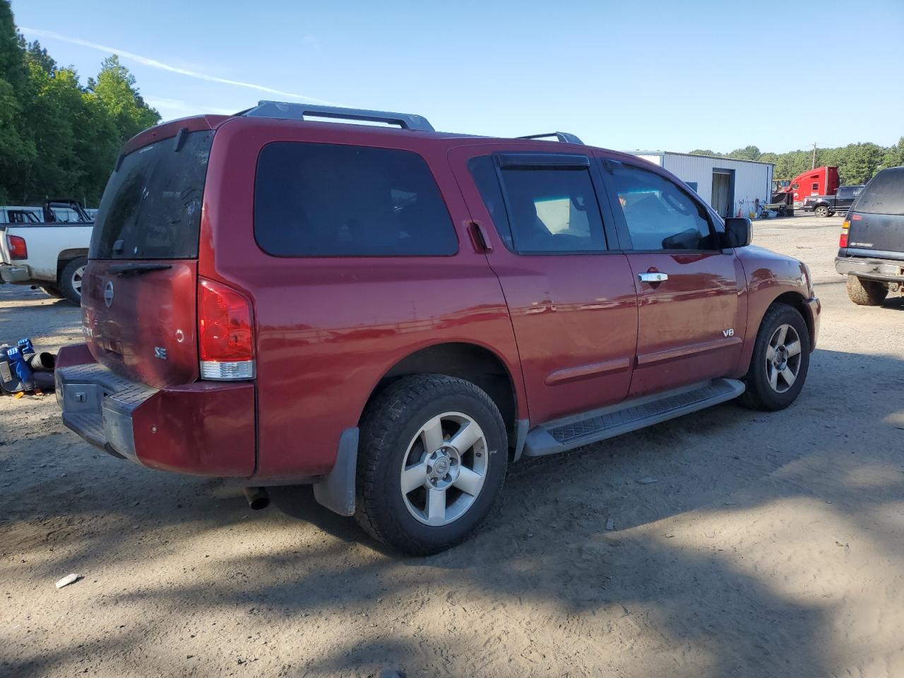 2007 Nissan Armada Se VIN: 5N1BA08A47N705492 Lot: 58947454