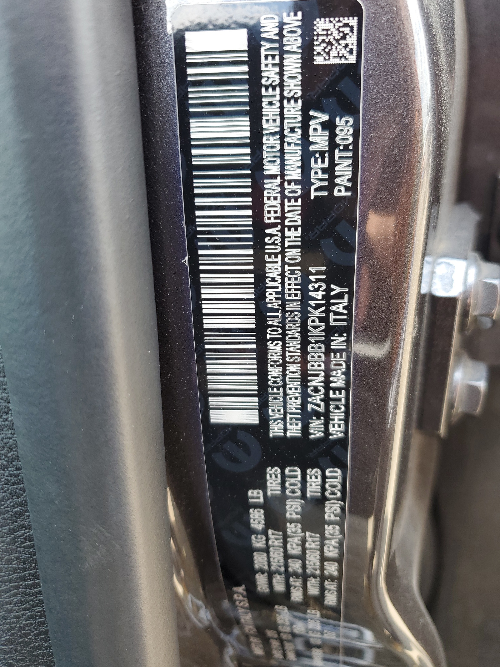 ZACNJBBB1KPK14311 2019 Jeep Renegade Latitude