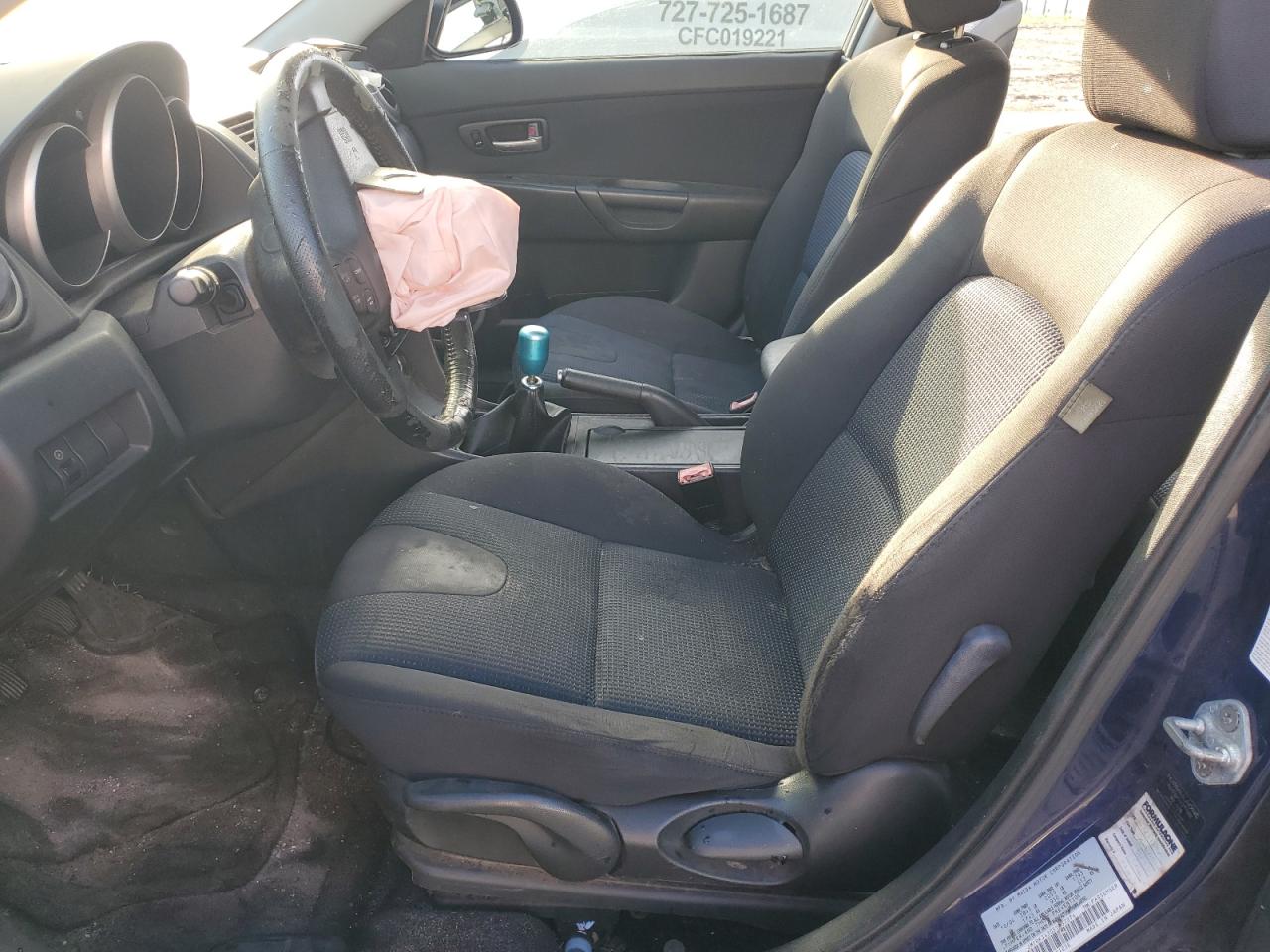 2005 Mazda 3 Hatchback VIN: JM1BK343051237274 Lot: 60730894