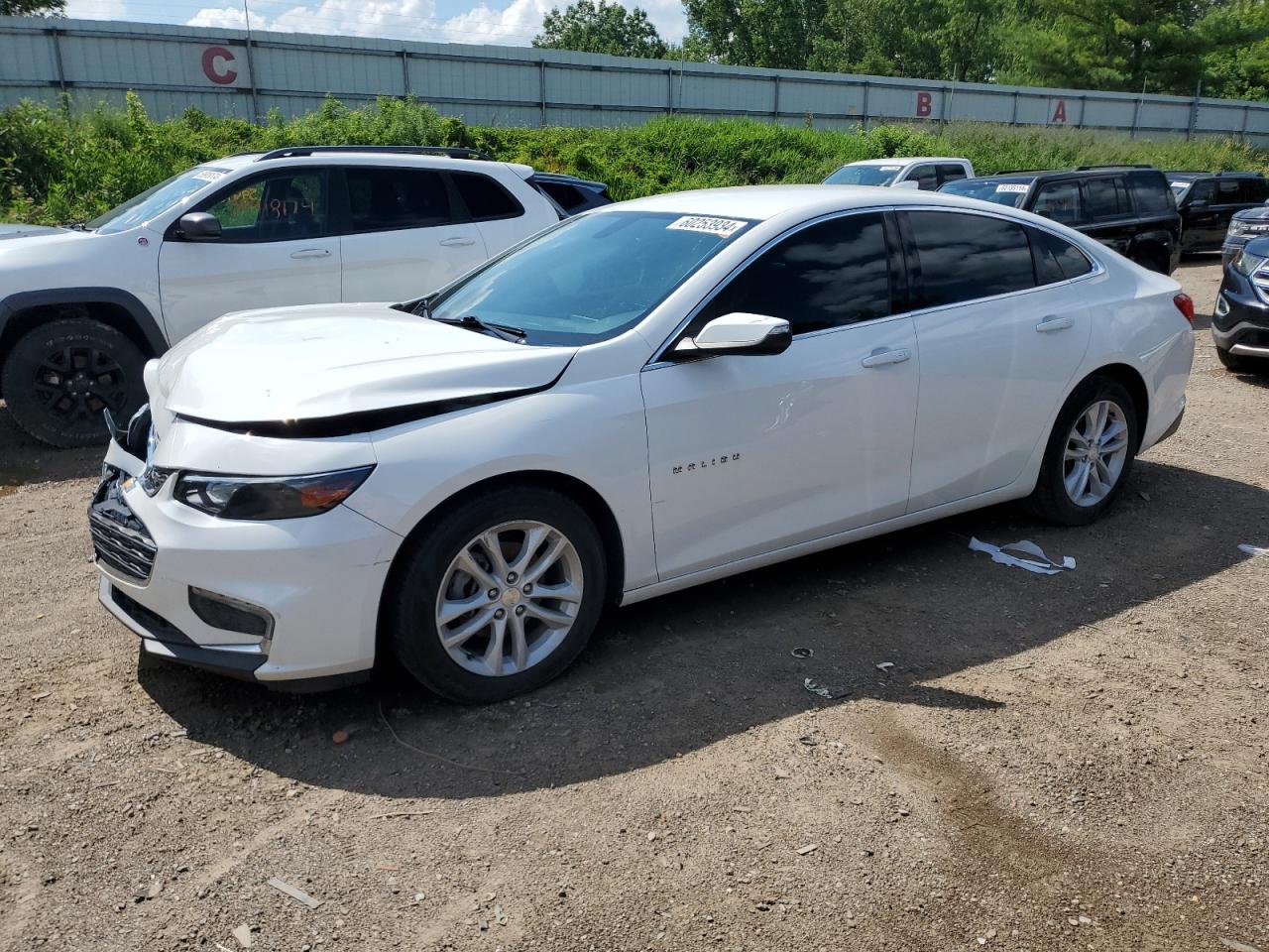2016 Chevrolet Malibu Lt zu verkaufen in Davison, MI - Front End