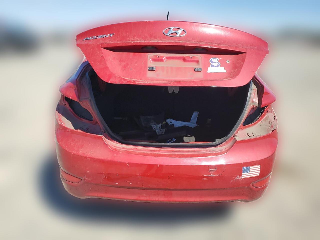 2013 Hyundai Accent Gls VIN: KMHCT4AE2DU523357 Lot: 60483984