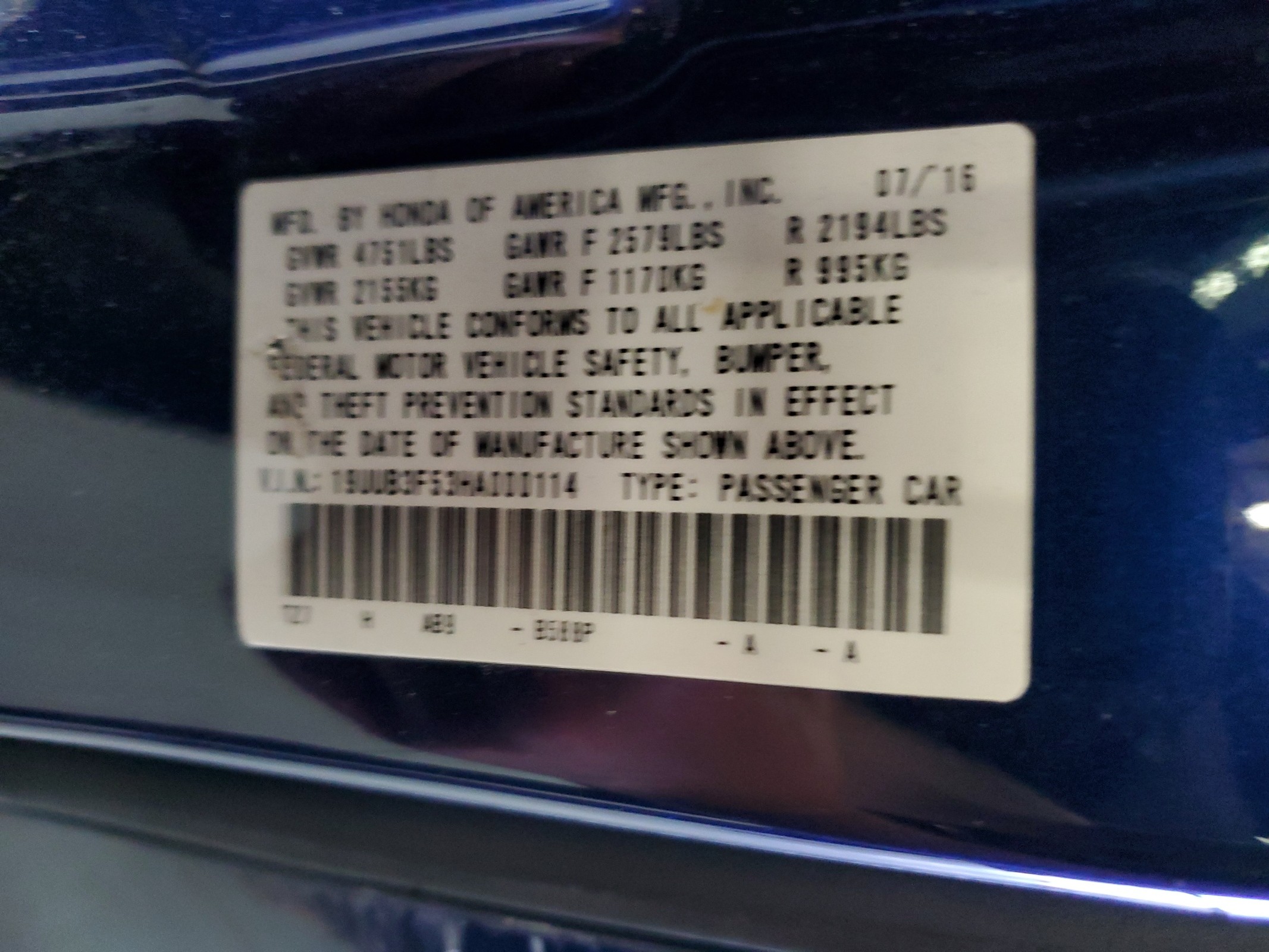 19UUB3F53HA000114 2017 Acura Tlx Tech