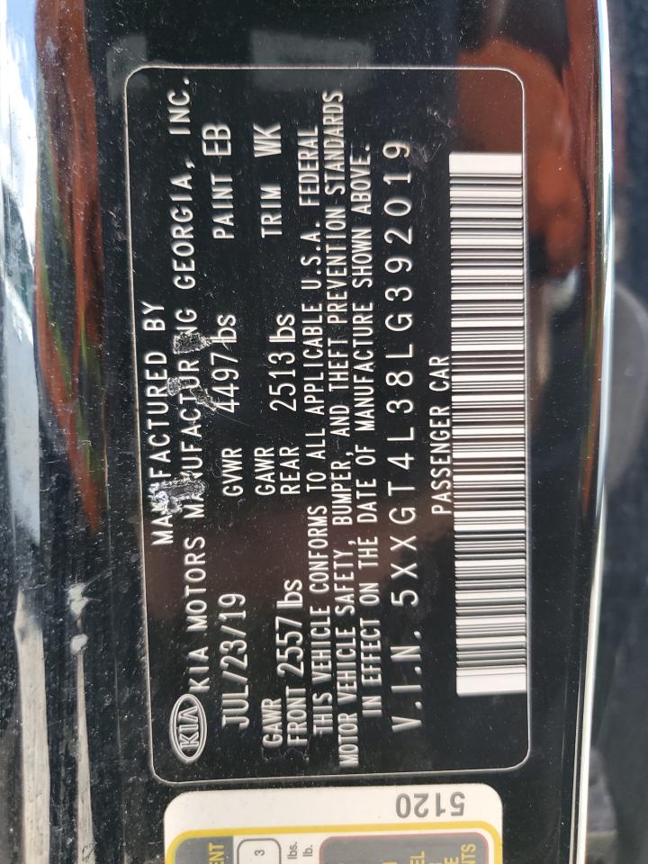 2020 Kia Optima Lx VIN: 5XXGT4L38LG392019 Lot: 60174704