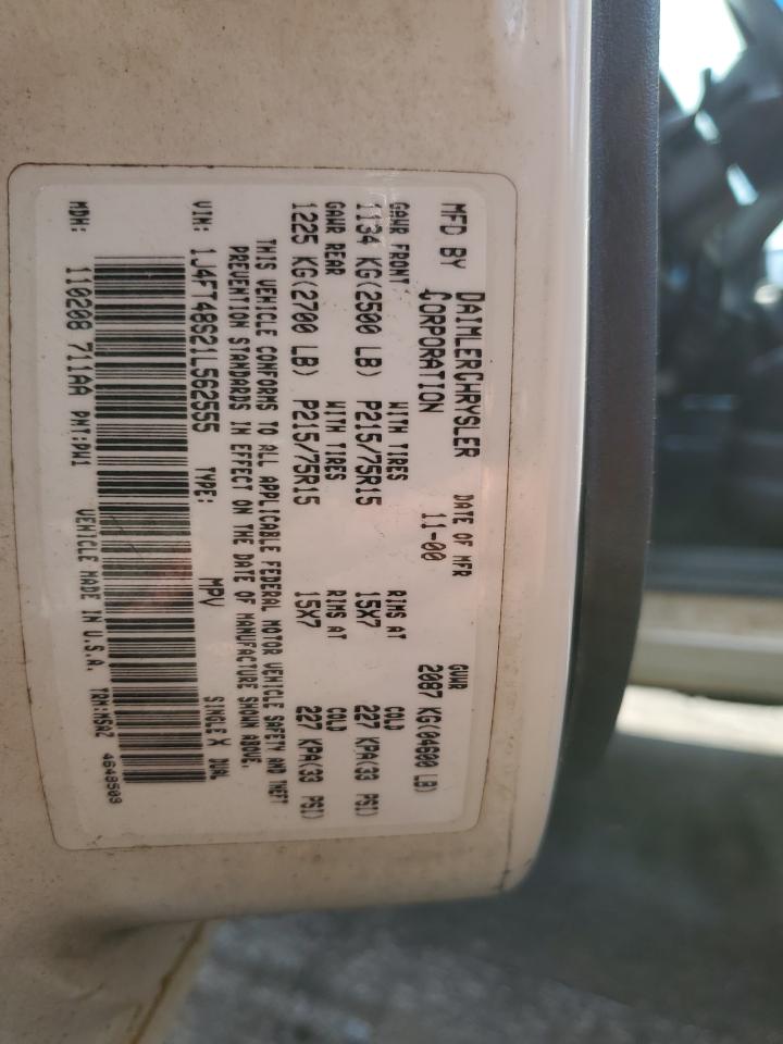 2001 Jeep Cherokee Sport VIN: 1J4FT48S21L562555 Lot: 58156344