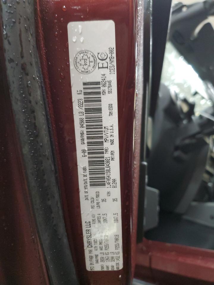 2008 Jeep Wrangler Sahara VIN: 1J4FA54158L643021 Lot: 60370444