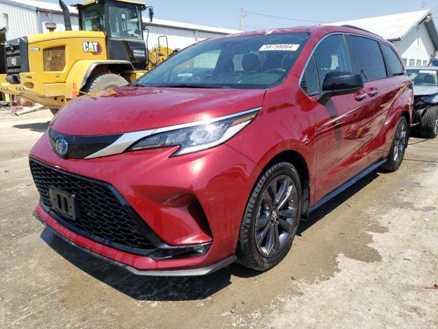  TOYOTA SIENNA 2022 Красный