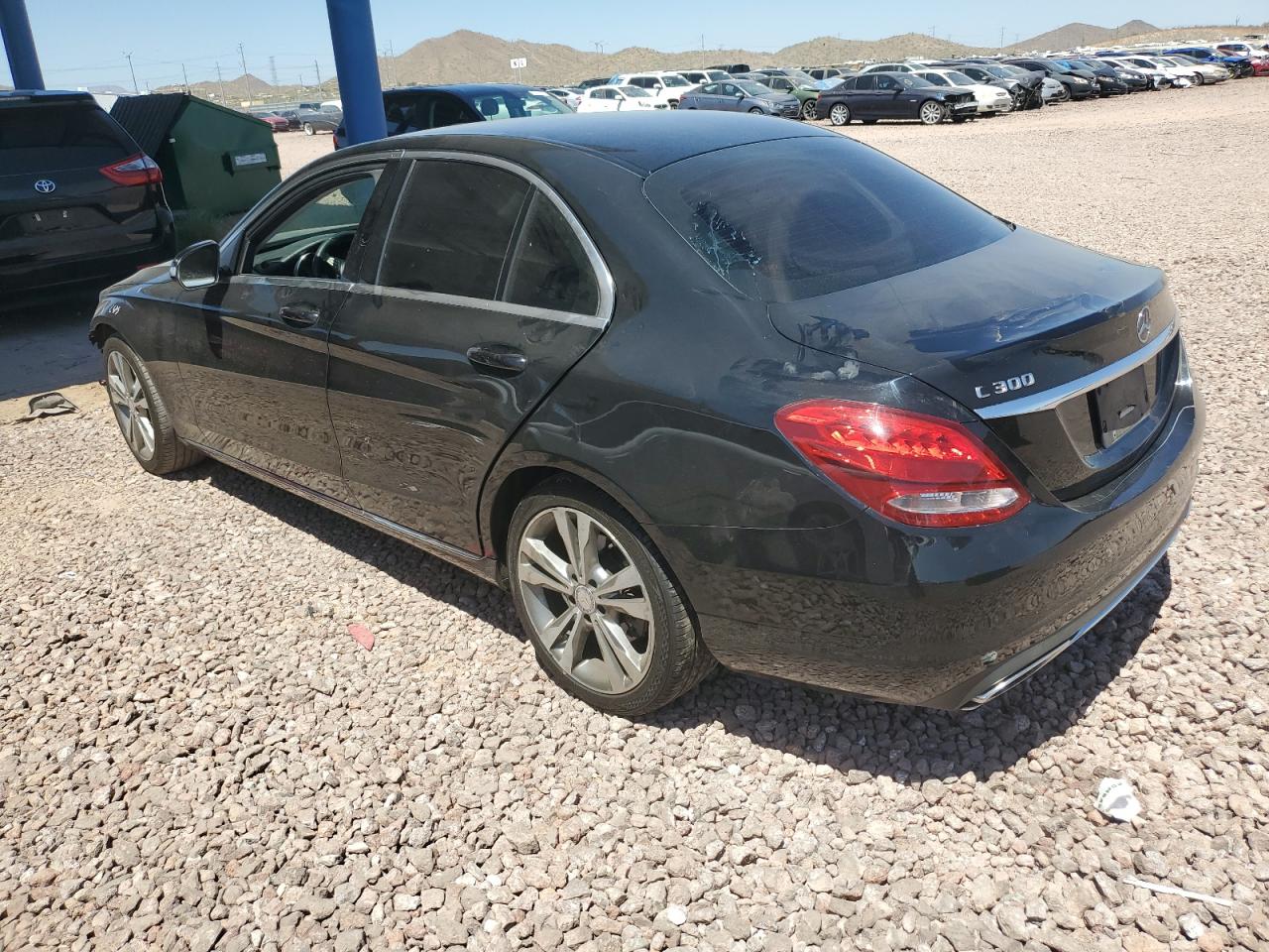 VIN 55SWF4JB6FU073706 2015 MERCEDES-BENZ C-CLASS no.2