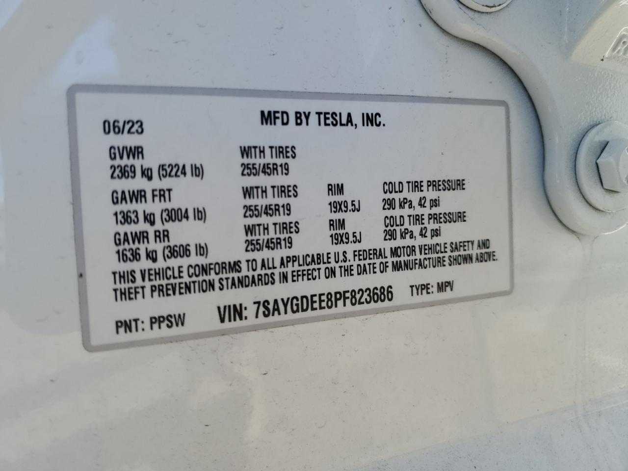 7SAYGDEE8PF823686 2023 TESLA MODEL Y - Image 16