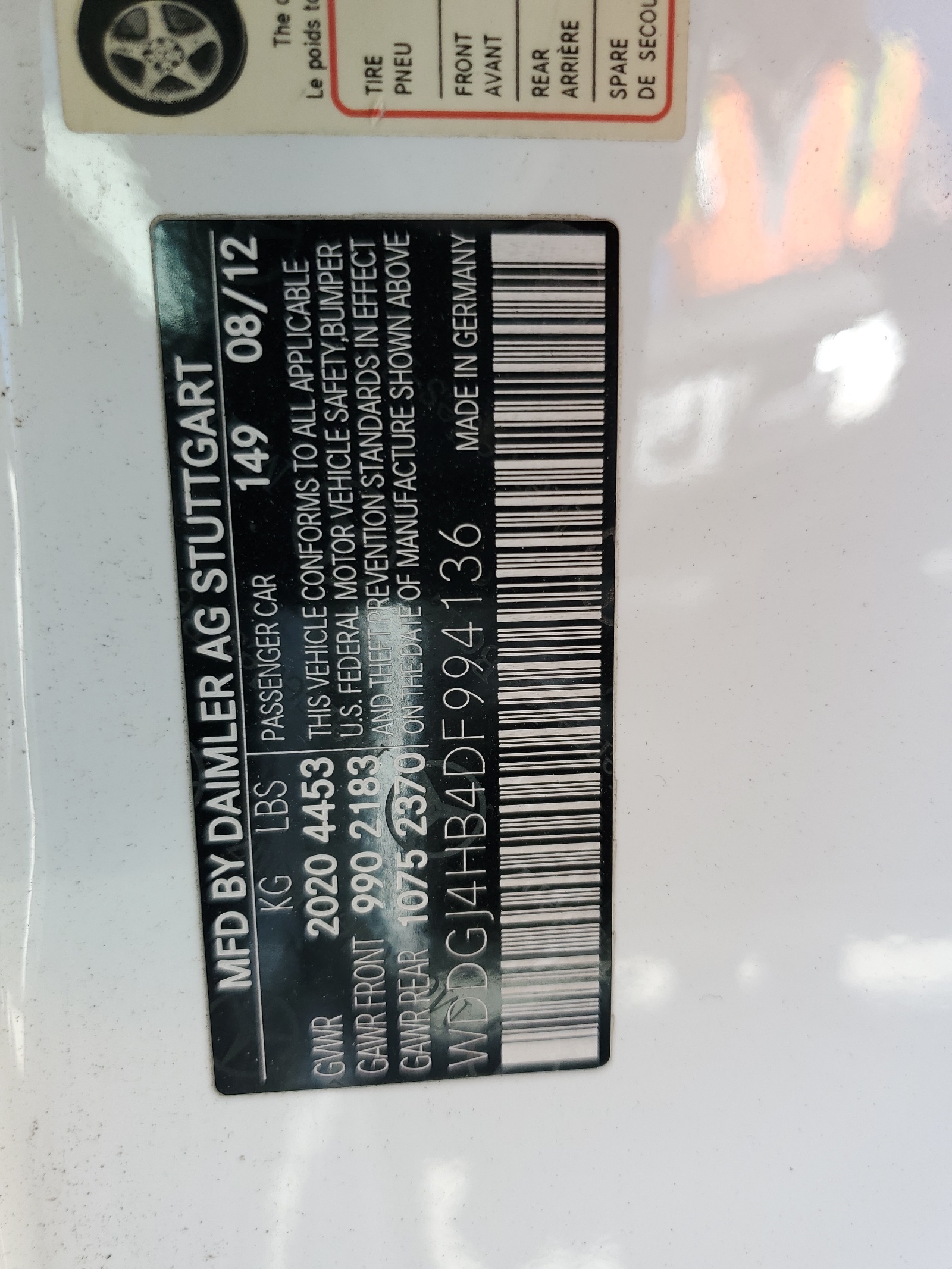 WDDGJ4HB4DF994136 2013 Mercedes-Benz C 250