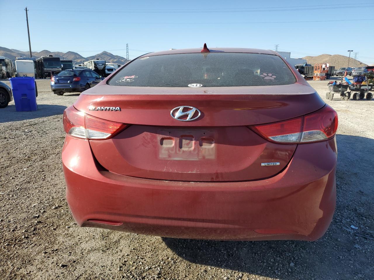 2011 Hyundai Elantra Gls VIN: KMHDH4AE0BU157031 Lot: 59883244